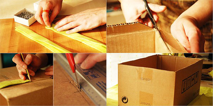Hướng dẫn cách làm hộp giấy carton đơn giản  vietbox
