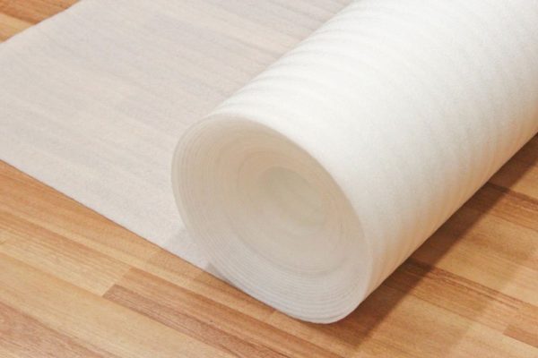 Màng PE Foam lót sàn gỗ loại màu trắng thường