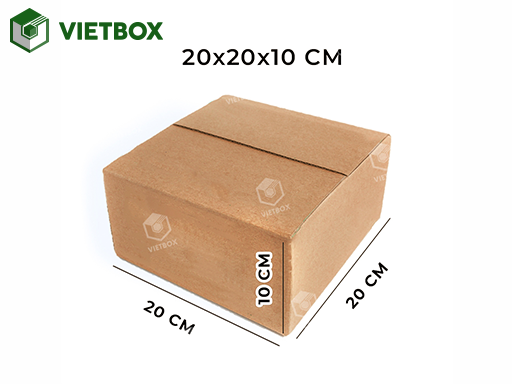 Hộp carton 20x20x10