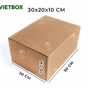 Hộp carton 30x20x10