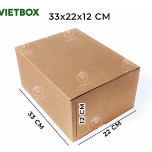 Hộp carton 33x22x12