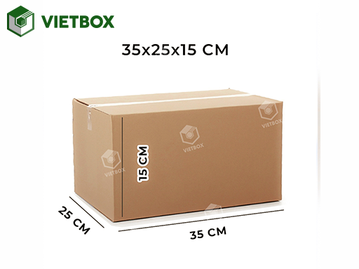 Hộp carton 35x25x15