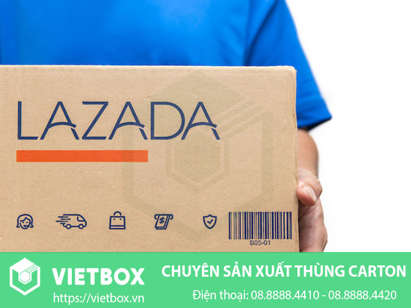 Hộp gói hàng Lazada