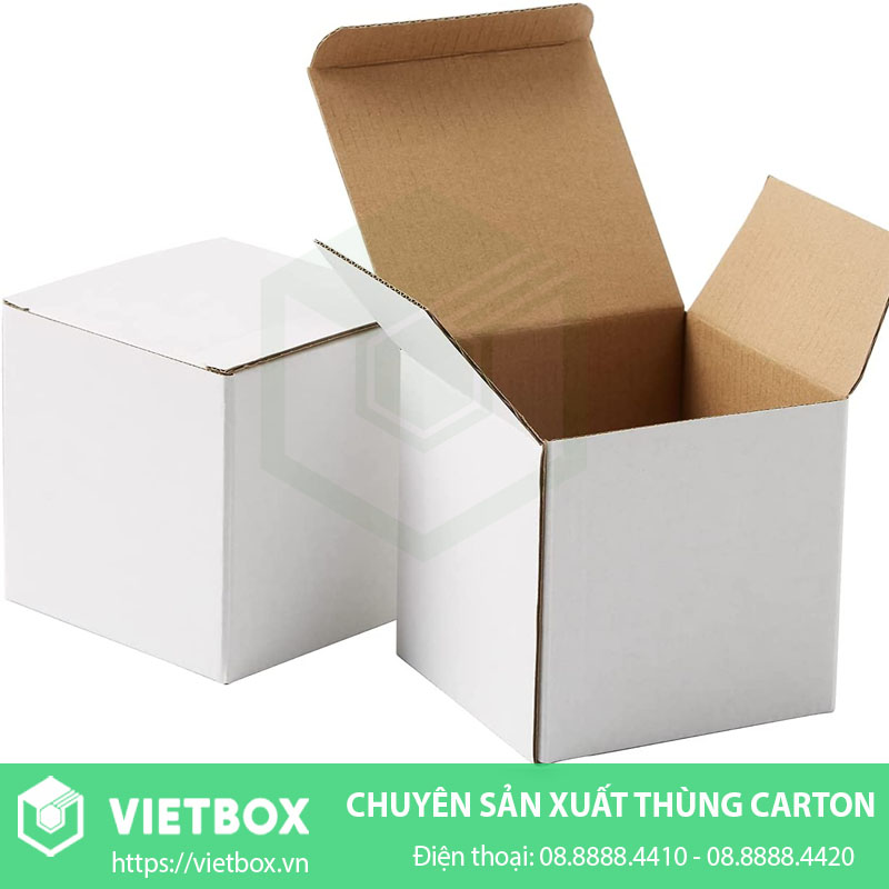 Mẫu hộp carton vuông