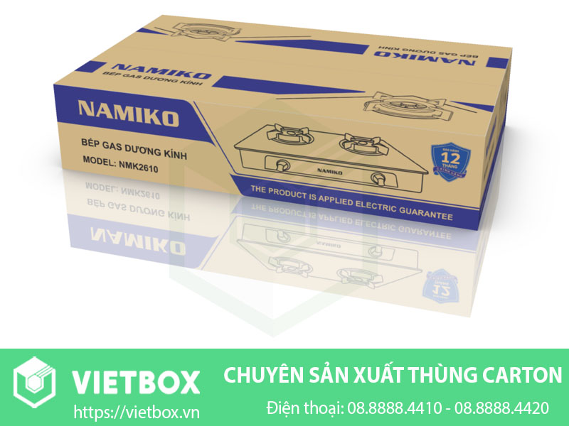 Mẫu thùng carton đựng bếp gas đẹp