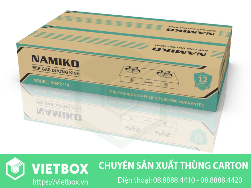 Mẫu thùng carton đựng bếp gas đẹp