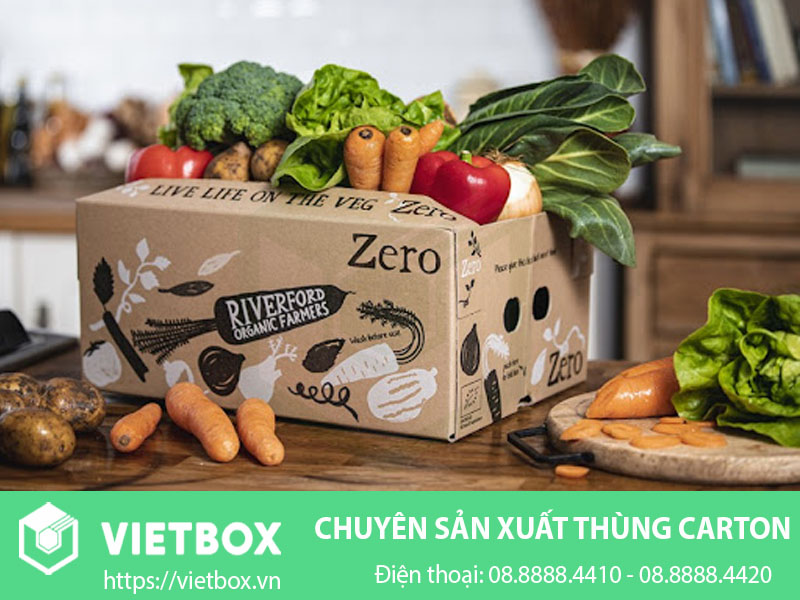 Thùng giấy carton đựng nông sản