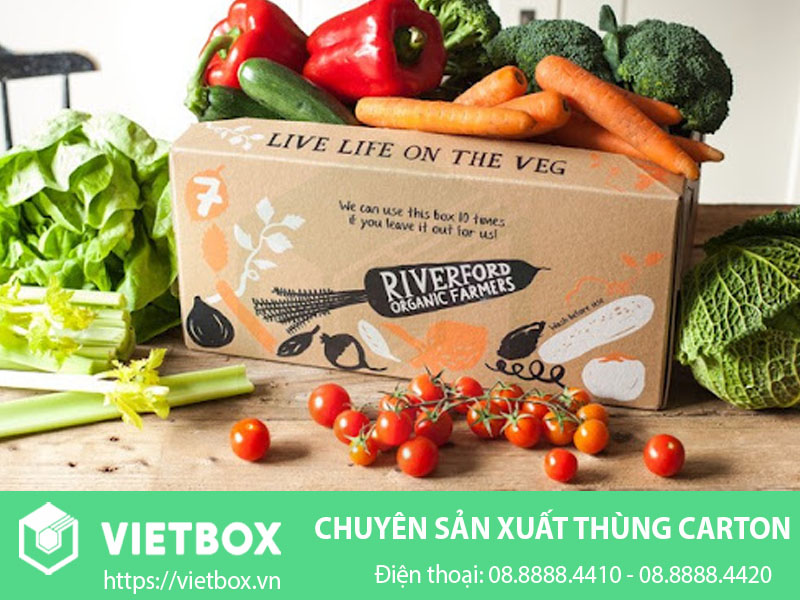 Thùng giấy carton đựng nông sản