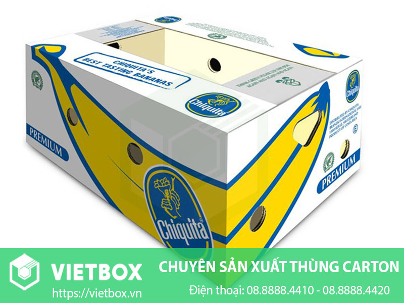 Mẫu thùng giấy đựng chuối