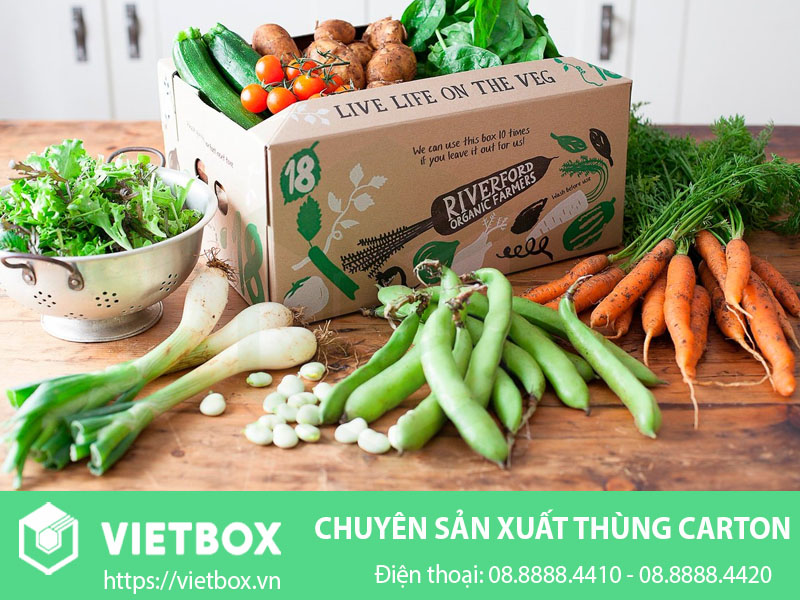 Thùng giấy carton đựng nông sản