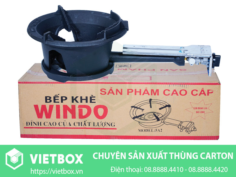 Mẫu thùng carton đựng bếp gas đẹp