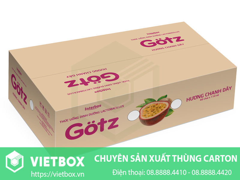 Thùng carton đựng chanh dây xuất khẩu
