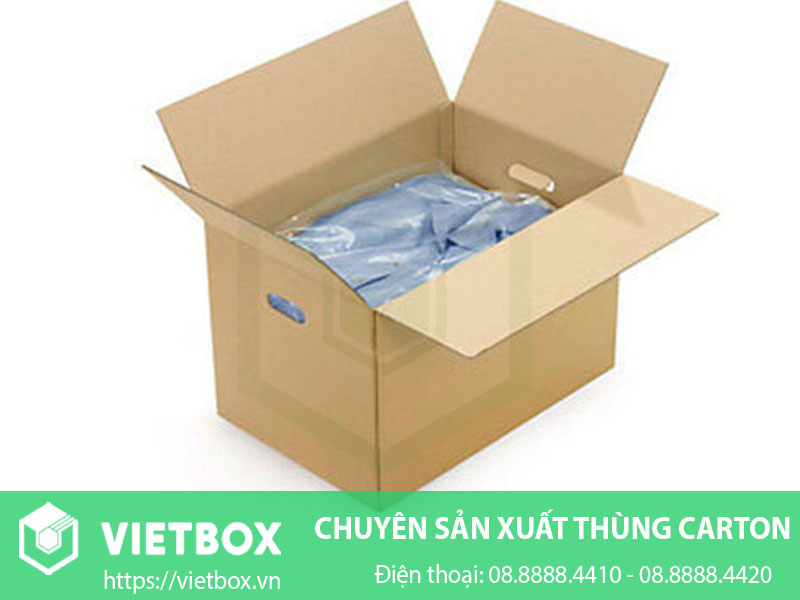 Thùng carton đựng đồ may mặc