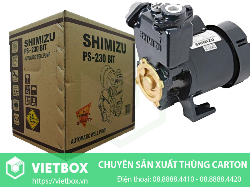 Thùng carton đựng máy bơm nước