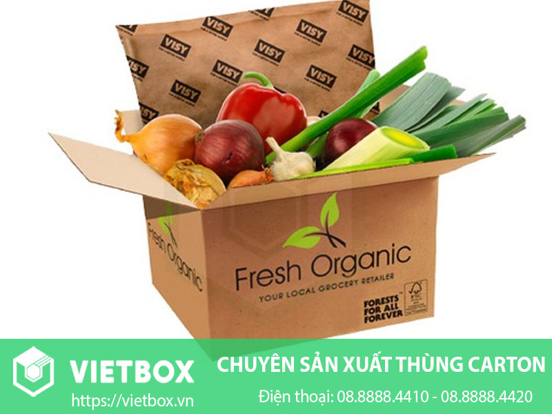 Thùng giấy carton đựng nông sản