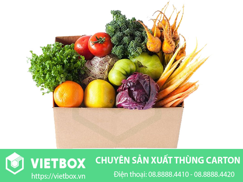 Thùng giấy carton đựng nông sản