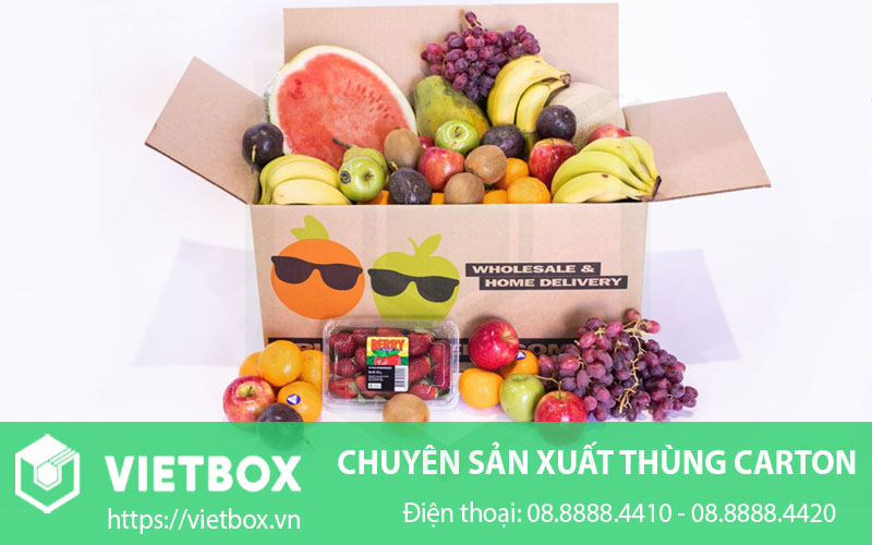 Thùng giấy đựng hoa quả