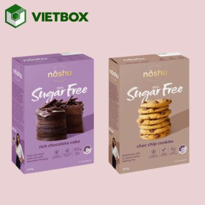 In hộp bánh kẹo theo yêu cầu với đa dạng kích thước, chất liệu giấy, kiểu hộp và kỹ thuật gia công