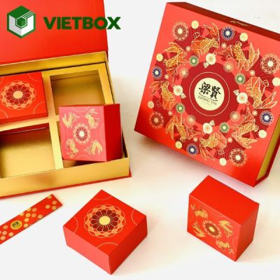 In hộp bánh trung thu theo yêu cầu với đa dạng chất liệu, kích thước, kiểu hộp và kỹ thuật gia công cho quà tặng doanh nghiệp