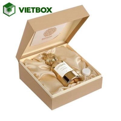 Dịch vụ in hộp nước hoa ép kim theo yêu cầu với đa dạng chất liệu, kiểu dáng, kích thước và kỹ thuật gia công