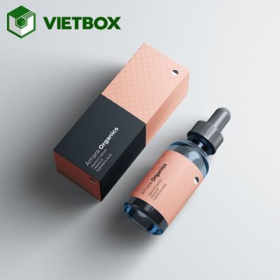 Dịch vụ in hộp serum bằng giấy theo yêu cầu với đa dạng chất liệu, kích thước, kiểu hộp và kỹ thuật gia công