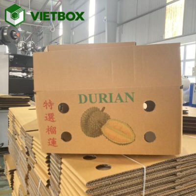 Tiêu chuẩn kỹ thuật khi sản xuất thùng carton sầu riêng chắc chắn và chống ẩm