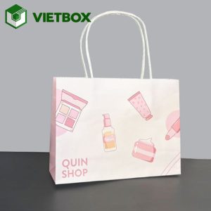In túi giấy đựng mỹ phẩm cao cấp sang trọng và tinh tế