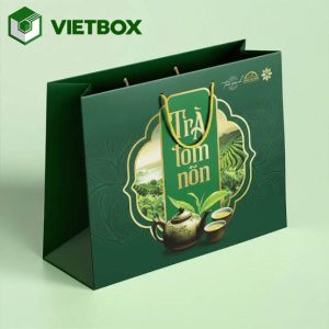In túi giấy đựng trà và cà phê đẹp, sang trọng làm quà tặng