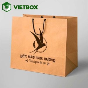 In túi giấy đựng yến sào cao cấp sang trọng, nâng tầm thương hiệu