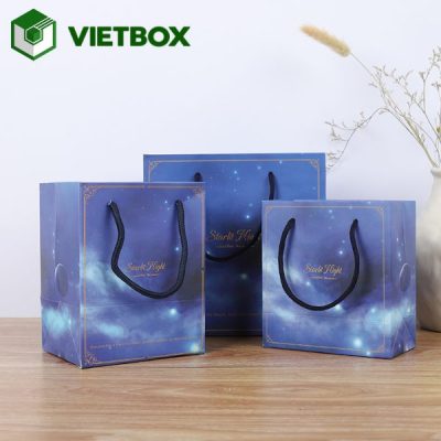 In túi giấy sự kiện theo yêu cầu với đa dạng chất liệu, kích thước, kiểu quai và thiết kế theo chủ đề chương trình