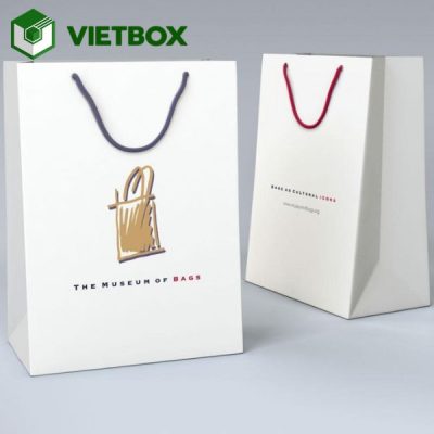 Giá in túi giấy chịu ảnh hưởng bởi chất liệu và kích thước, trong đó giấy Kraft, Ivory và Couche có đặc tính khác nhau