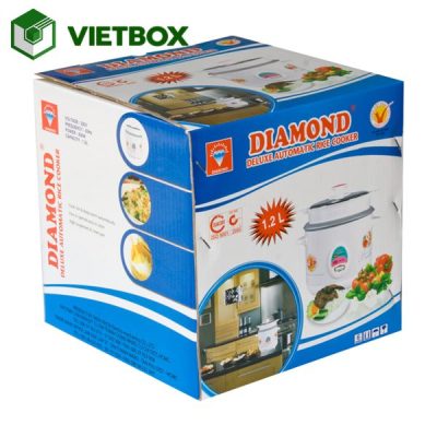 Thùng carton bồi offset có hình ảnh in sắc nét, độ cứng tốt và dễ thiết kế theo yêu cầu
