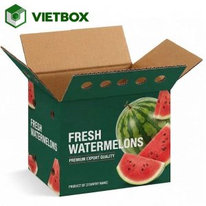 Kích thước và chất liệu thùng carton dưa hấu phù hợp với từng nhu cầu đóng gói