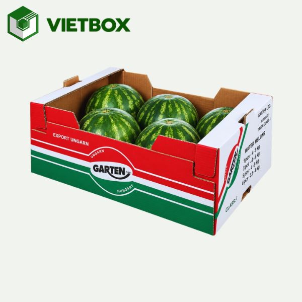 thung-carton-dua-hau-chiu-luc-tot-phu-hop-dong-goi-va-van-chuyen (3) Lưu ý đóng gói và vận chuyển dưa hấu để hạn chế va đập và chèn ép