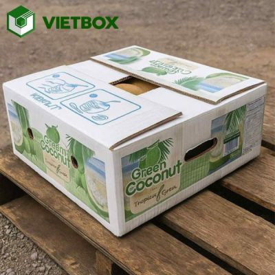 Kích thước và chất liệu thùng carton đựng dừa phù hợp với từng nhu cầu đóng gói