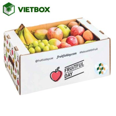 Quy trình làm thùng carton trái cây từ thiết kế, in ấn đến gia công và kiểm tra